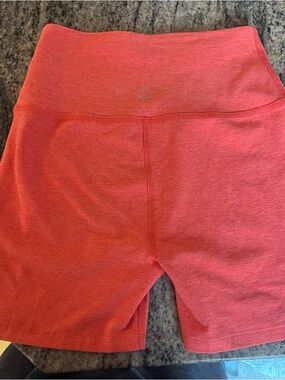Beyond Yoga orange High-Waist Bike Shorts - NEVER WORN!